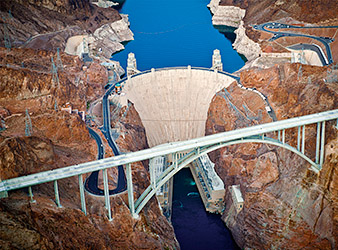 Hoover Dam - Colorado River Black Canyon