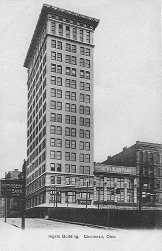 The Ingalls Building in Cincinnati Ohio ws the first reinforced concrete high rise building.